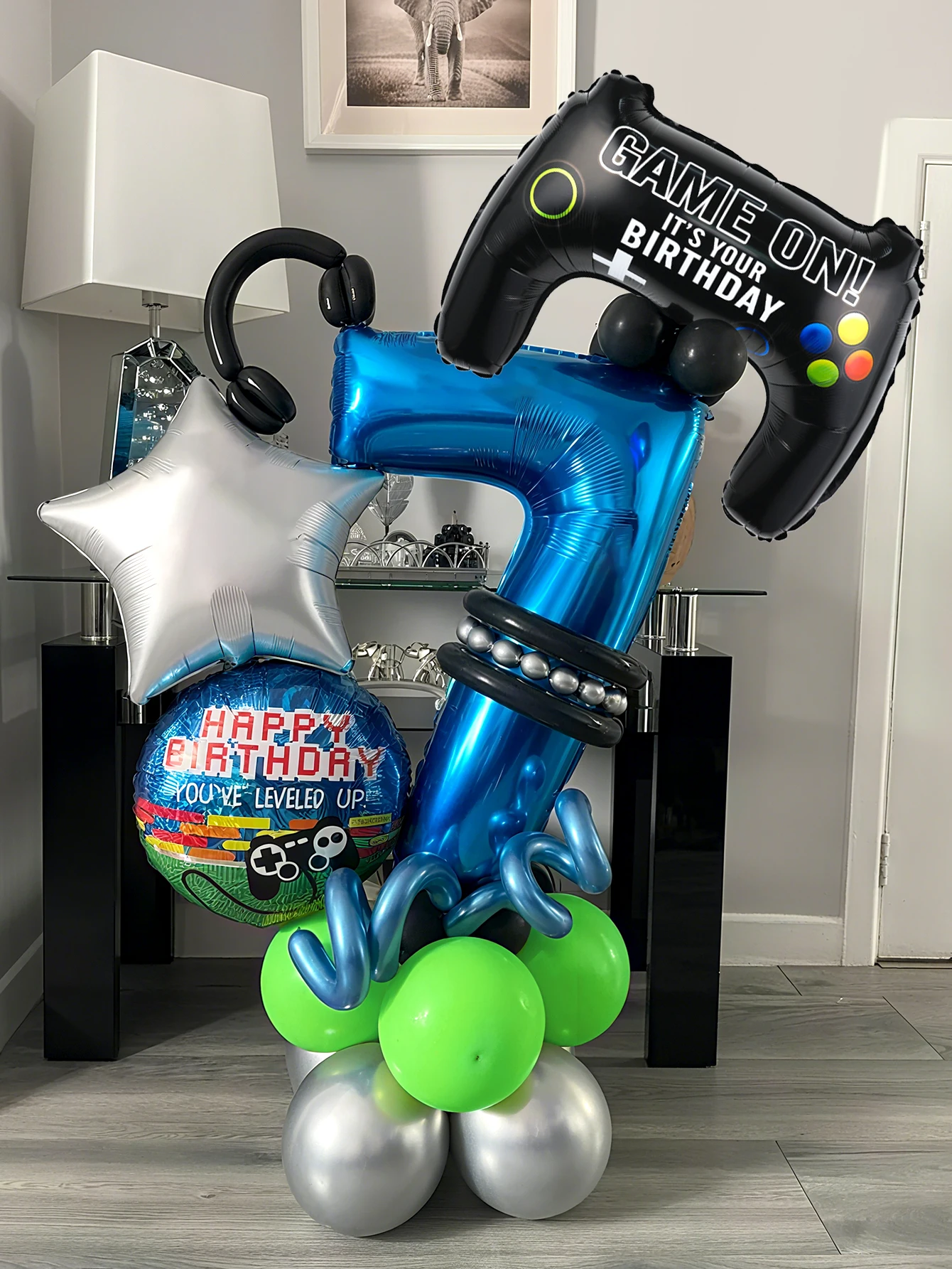 32PCS Game Theme Birthday Numb - Gaming Accessories For Room recension och pris