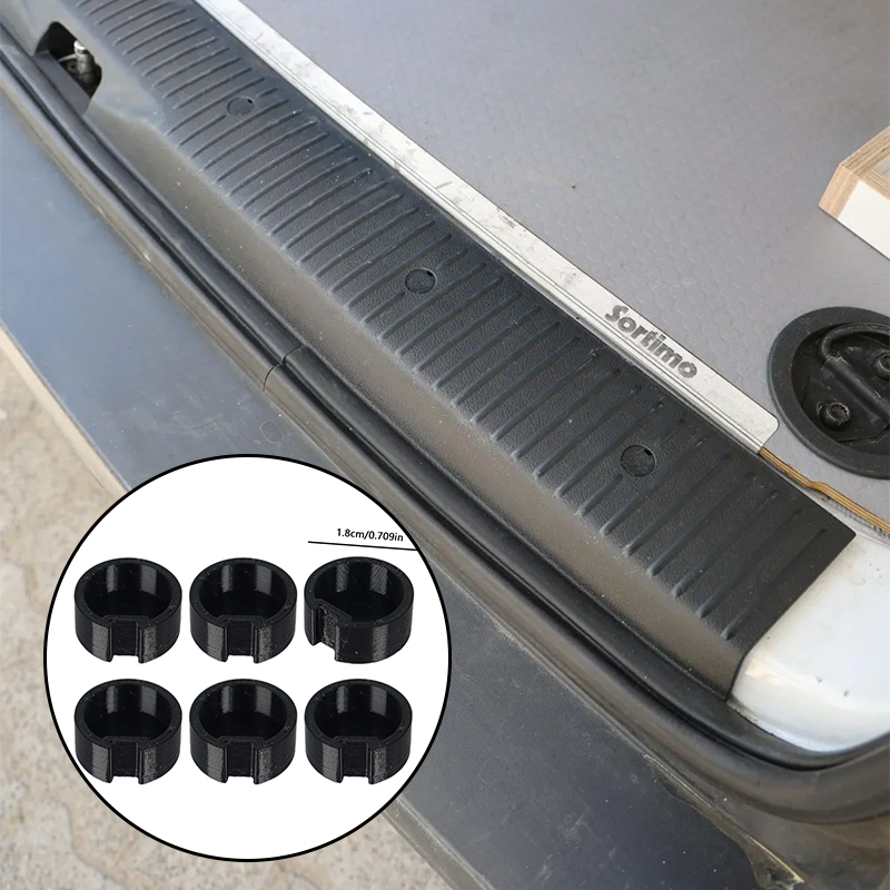 6pcs Car Tailgate Trim Cover F - Gaming Accessories Rack recension och pris